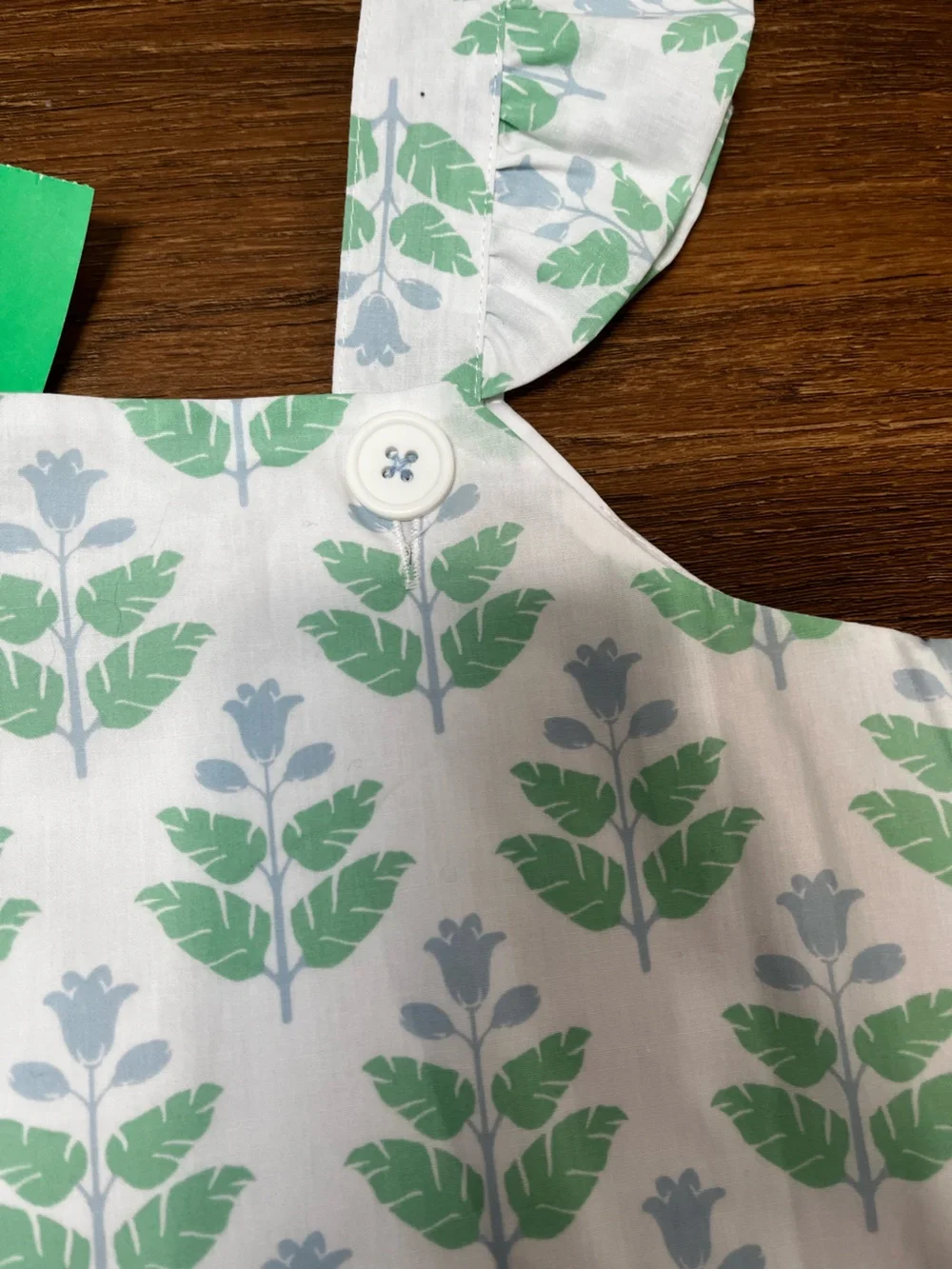 The Beaufort Bonnet Blue and Green Floral Dress Size 8